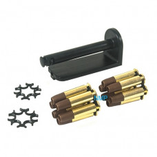 ASG Dan Wesson Moon clip Set Includes 12 x 4.5mm Shells and 4 Moon Clips and Belt clip holder, Fits 16k 715 Onwards Only