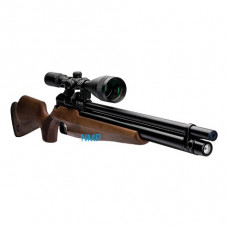 Webley Raider 12 Quantum PCP Pre Charged Air Rifle, Ambi-Dextrous Wooden Stock 11.5 ft /lbs .177 calibre 14 shot Fitted with Quantum Silencer