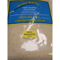 BREADCRUMB WHITE Quality Feed Baits DYNO BAITS 900g BAG