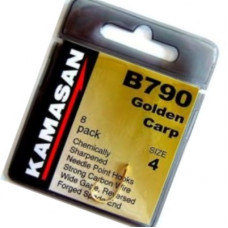 Kamasan B790 Golden Carp Barbed Spade End Hook Size 12